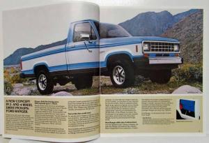 1983 Ford Ranger on Gravel Sales Brochure