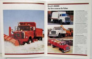 1987 Ford L-8000 Truck Sales Brochure