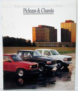 1992 Ford Commercial Trucks - Pickups & Chassis Sales Brochure