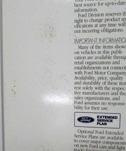 1992 Ford Commercial Trucks - Pickups & Chassis Sales Brochure