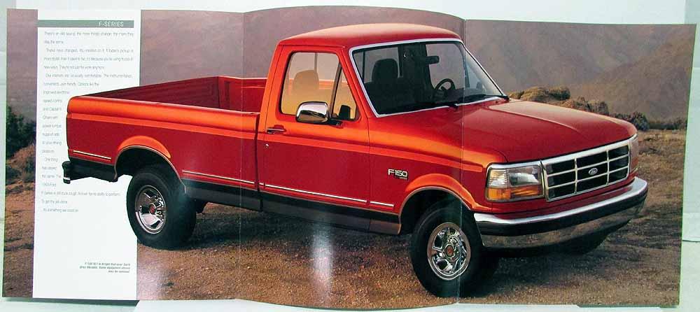 1993 Ford F-Series Pickups Sales Brochure F-150 F-250 F-350