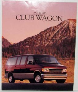 1995 Ford Club Wagon Sales Brochure