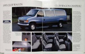 1995 Ford Club Wagon Sales Brochure