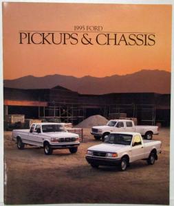 1995 Ford Pickups & Chassis Sales Brochure