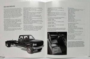 1995 Ford Pickups & Chassis Sales Brochure