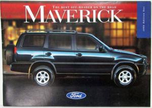 1995 Ford Maverick Sales Brochures Edition 1 & 2 with Extra - European Market