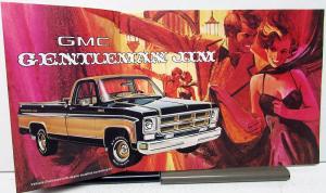 1975 GMC Truck Dealer Sales Brochure Gentleman Jim Special Edition Pickup