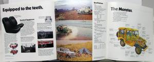 1974 Toyota Land Cruiser Dealer Sales Brochure Large 4WD Utility