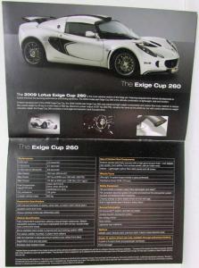 2009 Lotus Cars Geneva Auto Show Sales Brochure - European