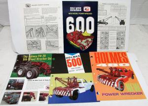 Vintage Holmes Wrecker Tow Truck Recovery Dealer Sales Brochure Collection Large