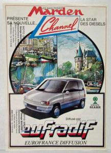 1988 Marden Channel Spec Sheet - French Text