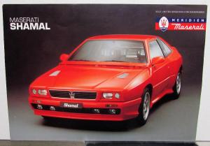 1990 1991 1992 1993 1994 1995 Maserati Shamal Spec Sheet - UK Market