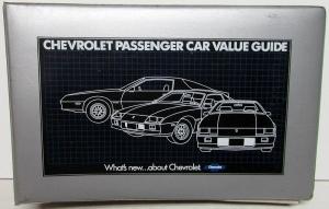 1984 Chevrolet Dealer Album Data Book Value Guide Camaro Monte Carlo Caprice