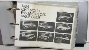 1984 Chevrolet Dealer Album Data Book Value Guide Camaro Monte Carlo Caprice