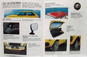 1978-1979 Mazda GLC Accessories Sales Brochure