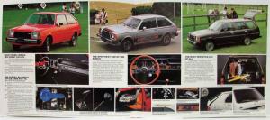 1979 Mazda GLC The More You Look Sales Brochure - Blue & White Cars on Cover