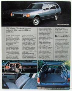 1982 Mazda Full Line Sales Brochure GLC 626 RX-7