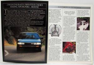 1985 Mazda 626 Sales Brochure