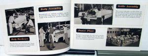 Original 1954 Plymouth Factory Promotional Brochure Booklet Car Assembly Orig