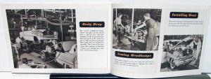 Original 1954 Plymouth Factory Promotional Brochure Booklet Car Assembly Orig