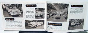 Original 1954 Plymouth Factory Promotional Brochure Booklet Car Assembly Orig