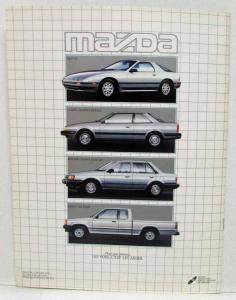 1987 Mazda 323 Sales Brochure - French Canadian