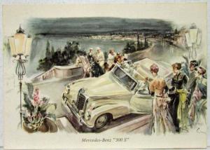 1952 Mercedes-Benz 300S Postcard