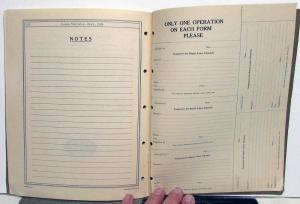 1936 Ford Dealer Labor Repair Schedule Book Pricing Car Truck V8 & 4 Cylinder