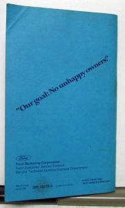 1975 Ford Custom LTD Owners Operators Manual Original