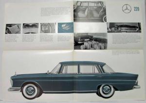 1961 Mercedes-Benz 220 Sales Folder - Swedish Text