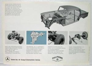 1961 Mercedes-Benz 220 Sales Folder - Swedish Text