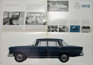 1962 Mercedes-Benz 220S-SE Sales Folder with Spec Sheet P2235/1