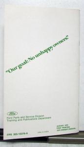 1976 Ford Pinto Owners Operators Manual Original