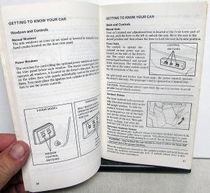 1979 Ford LTD II & Ranchero Owners Operators Manual Original