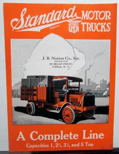 1913-1914-1915 Standard Motor Trucks A Complete Line Sales Folder