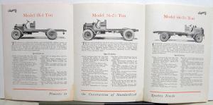 1913-1914-1915 Standard Motor Trucks A Complete Line Sales Folder