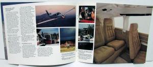 1981 Piper Arrow Airplane Sales Brochure Aviation Features & Info Original