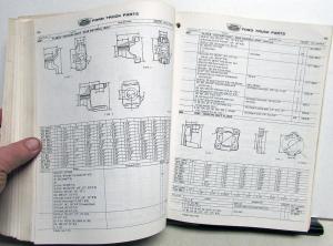 1963 63 Ford Truck Parts Catalog Manual F 100 250 350 Pickup Diesel HD Tilt Cab