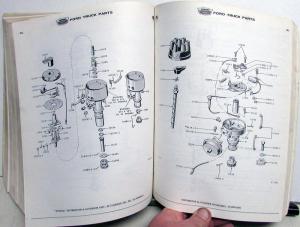 1963 63 Ford Truck Parts Catalog Manual F 100 250 350 Pickup Diesel HD Tilt Cab