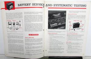 1969 March Ford Shop Tips Vol 7 No 7 About Battery Service & Systematic Testing