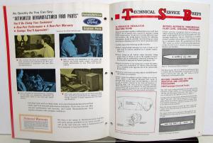 1969 April Ford Shop Tips Vol 7 No 8 New Sure Track Brake System & Type F Fluid