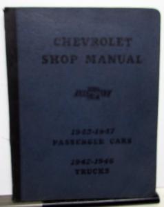 1942-1947 Chevrolet Car & 1942-1946 Truck Service Shop Repair Manual Original