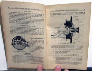 1930 Chevrolet Universal Series AD Owners Operators Manual Original