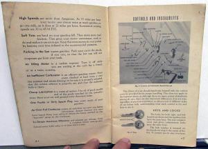 1941 Chevrolet Master Special Deluxe Owners Operators Manual Original