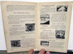 1942 Chevrolet Master Special Deluxe Owners Operators Manual Original