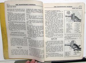 1950 GMC Trucks Models 520-970 HC HD HF Service Shop Repair Maintenance Manual