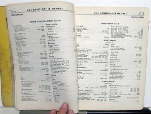 1950 GMC Trucks Models 520-970 HC HD HF Service Shop Repair Maintenance Manual