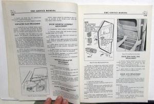 1970 GMC Trucks Series 4500-6500 Service Shop Repair Manual Supplement