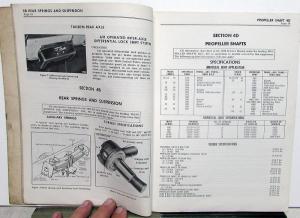 1974 GMC Trucks Series 4500-6500 Service Shop Repair Manual Supplement