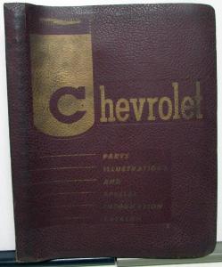 1953-1957 Chevrolet Dealer Parts Illustrations & Info Catalog Bel Air Corvette